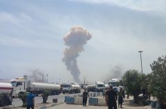 آتش محدوده اصلی بندر شهید رجایی تقریباً مهار شده است