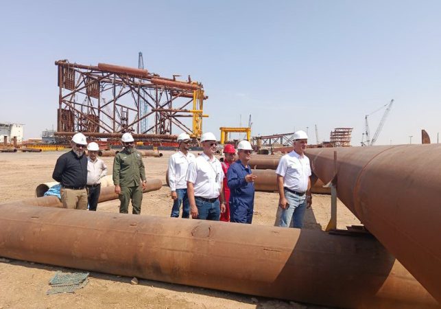 آغاز عملیات ساخت جاکت فشارافزایی پارس جنوبی