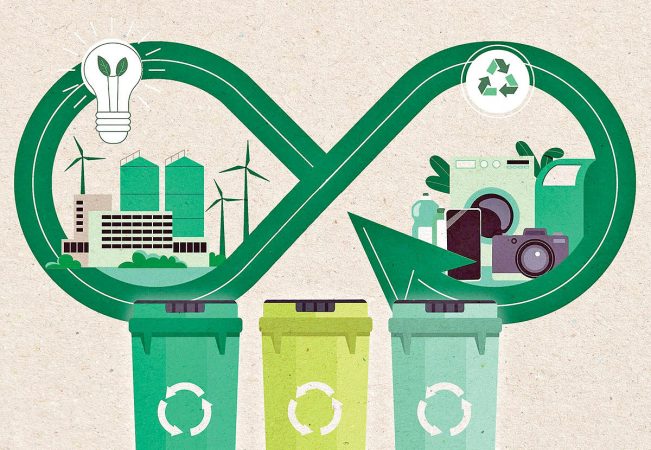 اقتصاد چرخشی؛ گامی به‌سوی توسعه پایدار و استفاده از انرژی های تجدیدپذیر